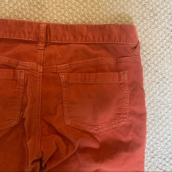Free People Corduroy Rust Orange Pants Size 26 - Picture 8 of 11